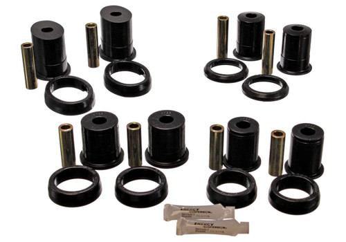 Trailing Arm Bushing - Hyper-Flex - Rear - Polyurethane - Black - Ford Mustang / Thunderbird 1979-98 - Kit Trailing Arm Bushing - Hyper-Flex - Rear - Polyurethane - Black - Ford Mustang / Thunderbird 1979-98 - Kit
