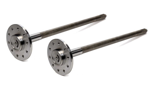 Axle Shaft - 28.438 in Long - 30 Spline Carrier - 5 x 4.75 in Bolt Pattern - C-Clip - Steel - Natural - GM 10-Bolt - GM G-Body 1982-87 - Each
