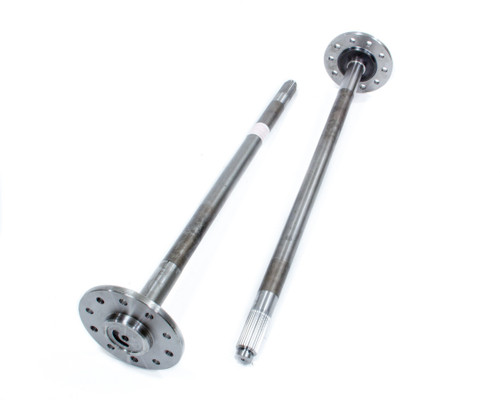 Axle Shaft - 29.5 in Long - 30 Spline Carrier - 5 x 4.75 in Bolt Pattern - C-Clip - Steel - Natural - GM 12-Bolt - GM A-Body / F-Body 1967-76 - Pair Axle Shaft - 29.5 in Long - 30 Spline Carrier - 5 x 4.75 in Bolt Pattern - C-Clip - Steel - Natural - GM 12-Bolt - GM A-Body / F-Body 1967-76 - Pair