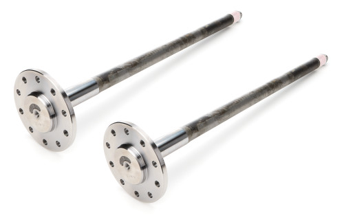 Axle Shaft - 30.063 in Long - 30 Spline Carrier - 5 x 4.75 in Bolt Pattern - C-Clip - Steel - Natural - GM 12-Bolt - GM A-Body / F-Body 1968-81 - Pair