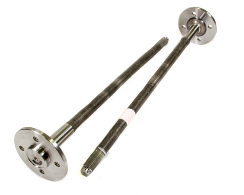 Axle Shaft - 29.188 in Long - 28 Spline Carrier - 4 x 4.25 in Bolt Pattern - C-Clip - Steel - Natural - Ford 8.8 in - Ford Mustang 1979-93 - Pair