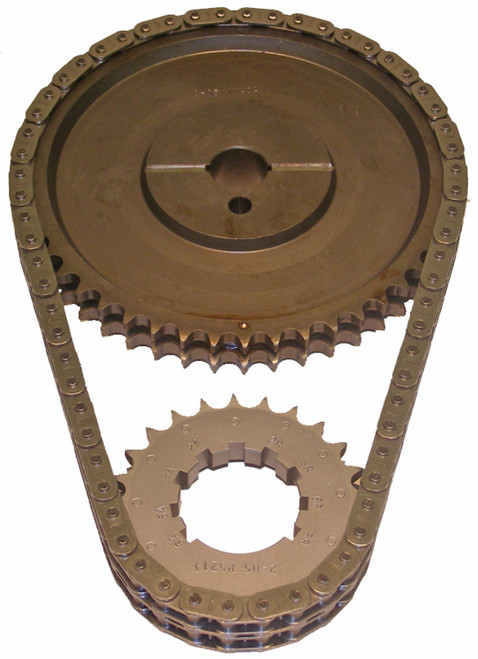 Timing Chain Set - Premium Race True Roller - Double Roller - 3 Keyway Adjustable - 0.005 in Shorter - Iron / Steel - Ford FE-Series - Kit Timing Chain Set - Premium Race True Roller - Double Roller - 3 Keyway Adjustable - 0.005 in Shorter - Iron / Steel - Ford FE-Series - Kit