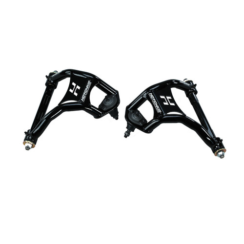 Control Arm - Tubular - Upper - Ball Joints - Steel - Black Powder Coat - GM A-Body 1964-72 - Pair