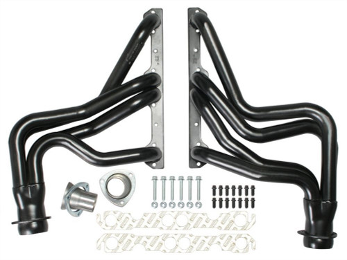 Headers - Street - 1-5/8 in Primary - 3 in Collector - Steel - Black Paint - Small Block Chevy - GM F-Body 1982-92 - Pair