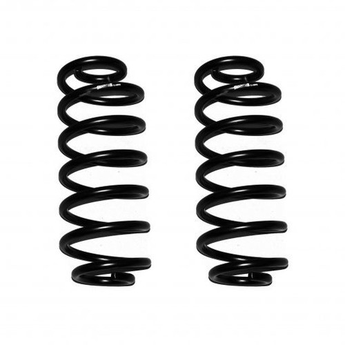 Coil Spring - Softride Series - 4 in Lift - Dual Rate - Steel - Black Powder Coat - Front - Jeep Wrangler TJ 1997-2006 - Pair
