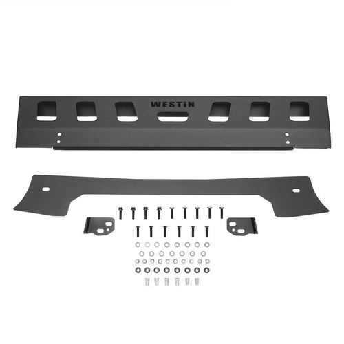 Skid Plate - WJ2 - Steel - Black Powder Coat - WJ2 Front Bumper - Jeep Wrangler JL 2018 - Kit