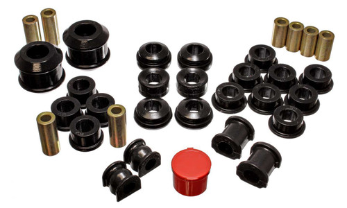 Bushing Kit - Hyper-Flex - Suspension Bushings - Boots / Links - Polyurethane / Steel - Black / Cadmium - Acura RSX 2002-03 - Kit Bushing Kit - Hyper-Flex - Suspension Bushings - Boots / Links - Polyurethane / Steel - Black / Cadmium - Acura RSX 2002-03 - Kit