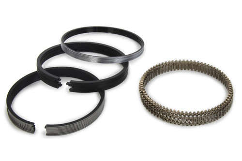 Piston Rings - 3.898 in Bore - Drop in - 1.5 x 1.5 x 3.0 mm Thick - Standard Tension - Steel - Plasma Moly - 8-Cylinder - Kit