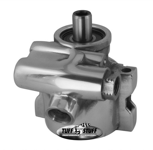 Power Steering Pump - GM Type 2 - 3 gpm - 1200 psi - Aluminum - Polished - GM LS-Series - GM F-Body 1998-2002 - Each