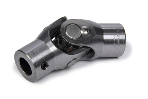 Steering Universal Joint - Single Joint - 0.620 in 36 Spline to 3/4 in Smooth - Steel - Natural - Universal - Each