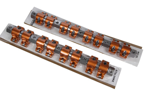 Rocker Arm - Shaft Mount - 1.50 Ratio - Full Roller - Aluminum - Orange Anodized - Edelbrock Performer RPM Heads - Small Block Mopar - Kit Rocker Arm - Shaft Mount - 1.50 Ratio - Full Roller - Aluminum - Orange Anodized - Edelbrock Performer RPM Heads - Small Block Mopar - Kit