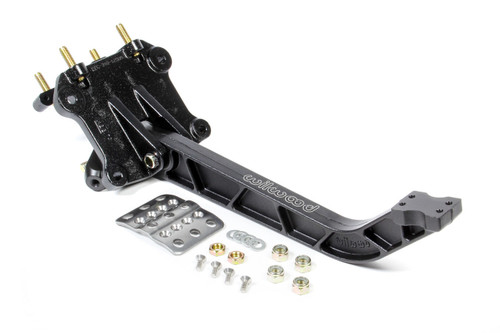 Pedal Assembly - Brake - 6.25 to 1 Ratio - 11.710 in Long - Reverse Swing Mount - Aluminum - Black Paint - Kit