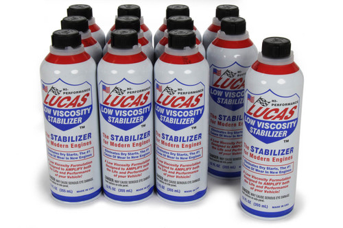 Motor Oil Additive - Low Viscosity Stabilizer - 12 oz Bottle - Set of 12