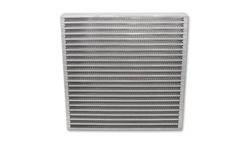 Fluid Cooler Core - 12 x 12 x 2 in - Plate and Fin Type - Aluminum - Natural - Each