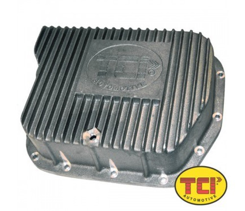 Transmission Pan - Deep Sump - Finned - Adds 4.0 qt Capacity - Aluminum - Natural - Torqueflite 727 / 46RH / 48RE - Kit