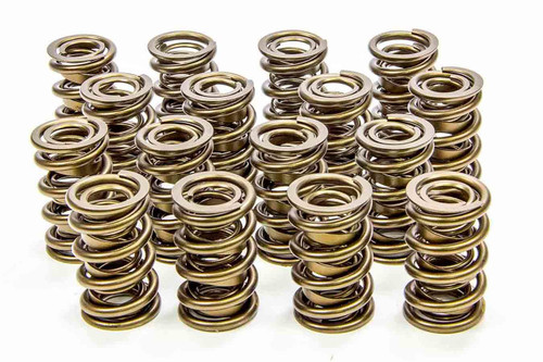 Valve Spring - RAD-9000 - Dual Spring / Damper - 600 lb/in Spring Rate - 1.160 in Coil Bind - 1.600 in OD - Set of 16