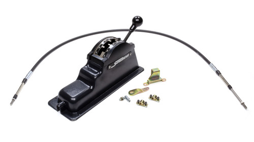 Shifter - Standard Sidewinder - Automatic - Floor Mount - Forward Pattern - Reverse Guard - 5 ft Cable - Hardware Included - 4L60E / 700R4 - Kit