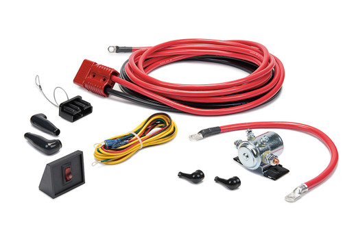 Winch Power Cable - Rear of Vehicle - 24 ft Long - Quick Disconnects - Power Interrupt - Kit