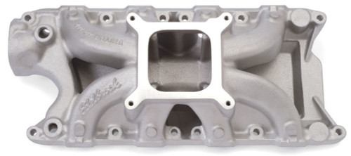Intake Manifold - Victor JR. 302 - Square Bore - Single Plane - Aluminum - Natural - Small Block Ford - Each