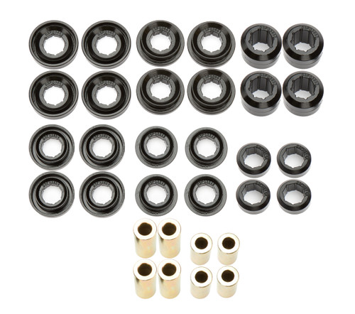 Control Arm Bushing - Hyper-Flex - Front - Lower / Upper - Polyurethane - Black - Dodge Ram Fullsize Truck 2006-08 - Kit Control Arm Bushing - Hyper-Flex - Front - Lower / Upper - Polyurethane - Black - Dodge Ram Fullsize Truck 2006-08 - Kit