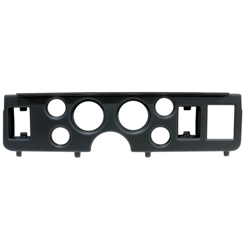 Dash Panel - Direct-Fit - Four 2-1/16 in Holes - Two 3-3/8 in Holes - Plastic - Black - Ford Mustang 1979-86 - Each