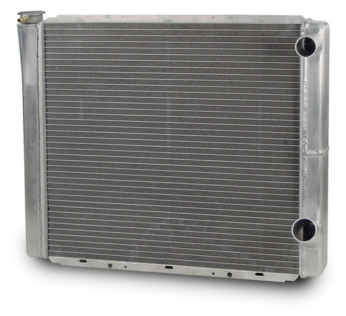 Radiator - 24.250 in W x 20 in H x 3 in D - Passenger Side Inlet - Passenger Side Outlet - Aluminum - Natural - Each