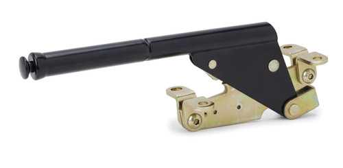 Parking Brake Assembly - Floor Mount - 10 in Long - Steel - Black Powder Coat - Each