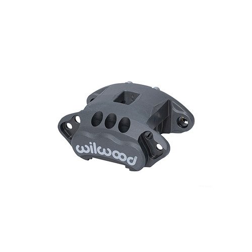 Brake Caliper - GM Metric Race - 1 Piston - Aluminum - Gray Anodized - 12.190 in OD x 1.040 in Thick Rotor - 5.460 in Floating Mount - Each