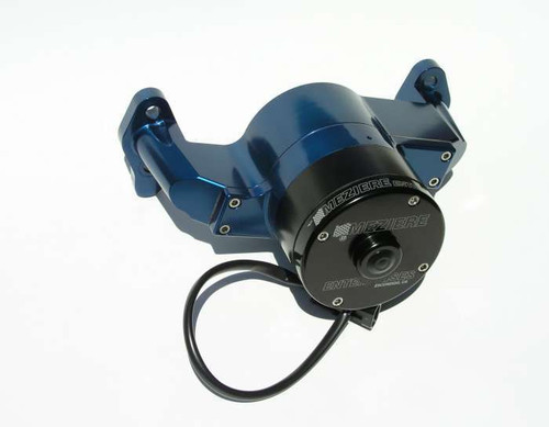 Water Pump - Electric - 100 Series - 1 in NPT Female Inlet - Gaskets / Hardware / Wiring - Aluminum - Blue Anodized - Small Block Chevy - Kit Water Pump - Electric - 100 Series - 1 in NPT Female Inlet - Gaskets / Hardware / Wiring - Aluminum - Blue Anodized - Small Block Chevy - Kit