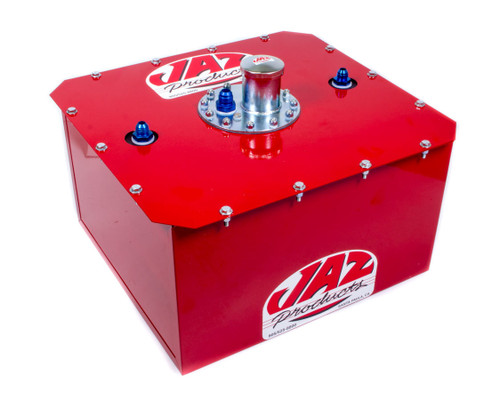 Fuel Cell and Can - Pro Sport - 12 gal - 18 in Wide x 16-1/2 in Deep x 10-1/2 in Tall - 8 AN Outlet / Return - 10 AN Vent - Foam - Steel - Red Powder Coat - Each