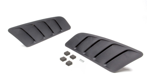 Heat Extractor - Hood Mount - Cutting Required - Plastic - Black - Ford Mustang 2015 - Pair