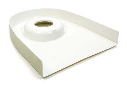 Cowl Induction Cold Air System - 4-Barrel - 14 in OD Element - Composite - White - Each
