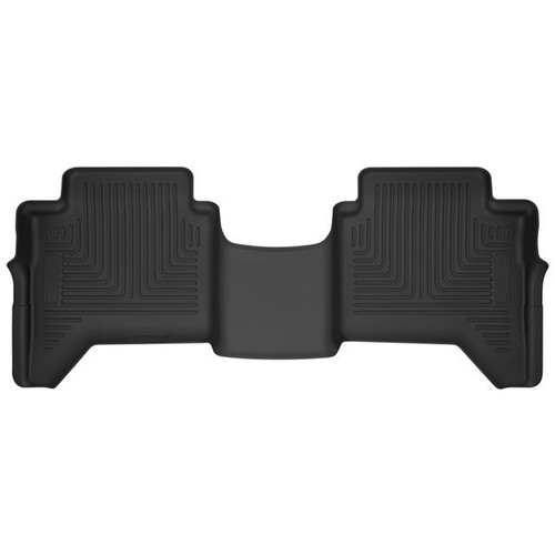 Floor Liner - X-ACT Contour - 2nd Row - Plastic - Black / Textured - Super Crew Cab - Ford Ranger 2019 - Each