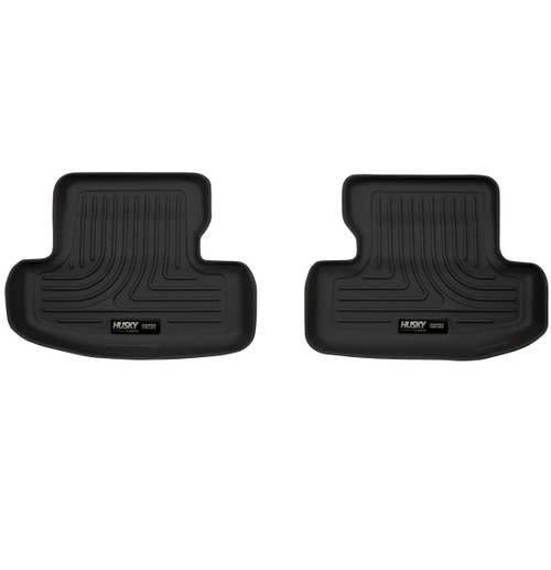 Floor Liner - X-Act Contour - 2nd Row - Plastic - Black / Textured - Ford Mustang 2015-21 - Each