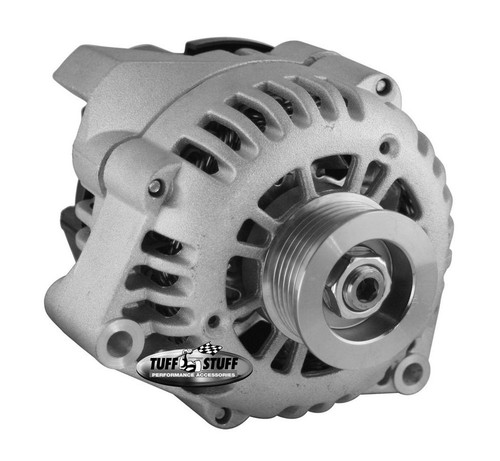 Alternator - Factory Cast PLUS - 125 amps - 12V - 1-Wire - 6-Rib Serpentine Pulley - Aluminum Case - Natural - GM - Each