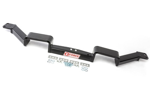 Transmission Crossmember - Bolt-On - Steel - Black Powder Coat - 4L60E / 4L85E - GM A-Body 1968-72 - Each Transmission Crossmember - Bolt-On - Steel - Black Powder Coat - 4L60E / 4L85E - GM A-Body 1968-72 - Each