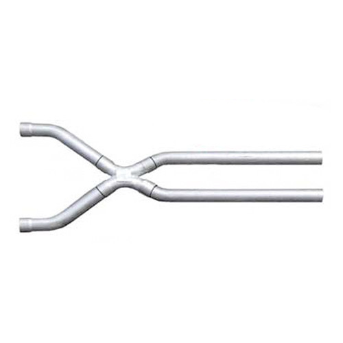 Exhaust X-Pipe - Tunnel Crossover - 3 in Diameter - Stainless - Natural - Universal - Each