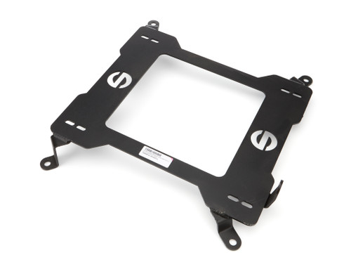 Seat Adapter Bracket - 600 Series - Sparco to Driver Side Mitsubishi Lancer Evolution 2008-15 - Steel - Black Powder Coat - Each