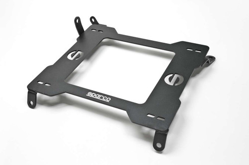 Seat Adapter Bracket - 600 Series - Sparco to Driver Side - Steel - Black Powder Coat - Ford Mustang 2005-14 - Each