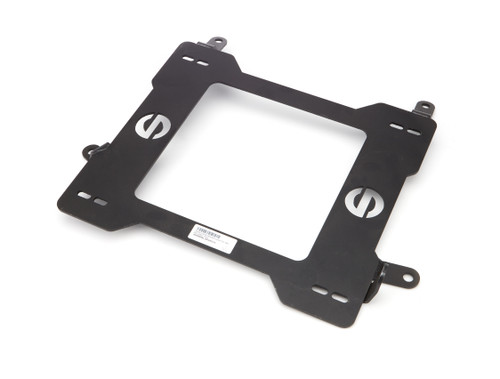 Seat Adapter Bracket - 600 Series - Sparco to Driver Side Mitsubishi Lancer Evolution 2001-07 - Steel - Black Powder Coat - Each