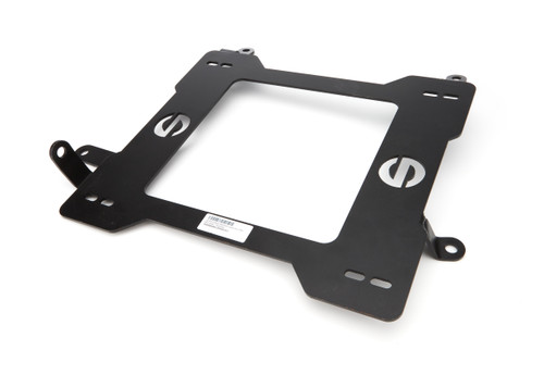Seat Adapter Bracket - 600 Series - Sparco to Passenger Side Mitsubishi Lancer Evolution 2001-07 - Steel - Black Powder Coat - Each