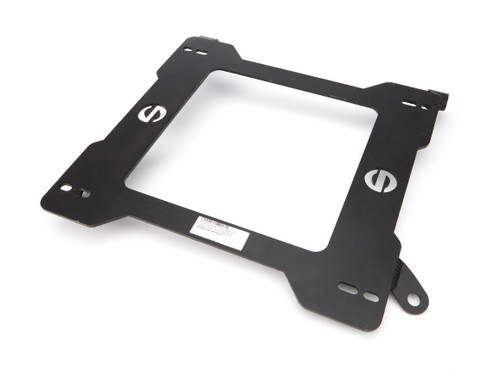 Seat Adapter Bracket - 600 Series - Sparco to Passenger Side Toyota MR2 1984-89 - Steel - Black Powder Coat - Each