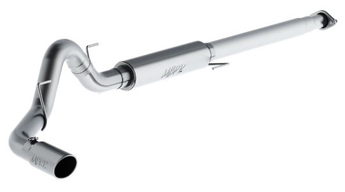 Exhaust System - Installer Series - Cat-Back - 4 in Diameter - Stainless Tip - Steel - Aluminized - Ford EcoBoost V6 - Ford Fullsize Truck 2015-20 - Kit