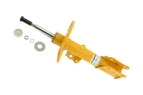 Strut - Sport - Twintube - Single Adjustable - Steel Body - Yellow Paint - Front - Ford Mustang 2015-18 - Each