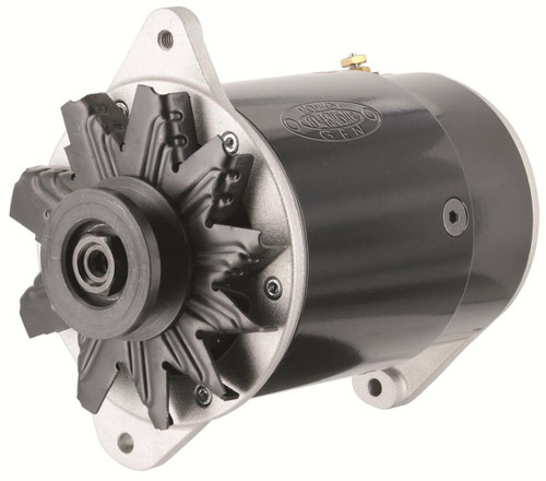 Alternator - PowerGEN - 90 amps - 12V - 1-Wire - Single Belt Pulley - Aluminum Case - Black Powder Coat - Each