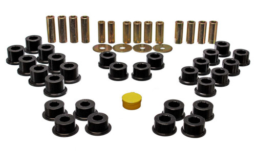 Trailing Arm Bushing - Hyper-Flex - Rear - Polyurethane - Black - Mazda Miata 1990-2005 - Kit