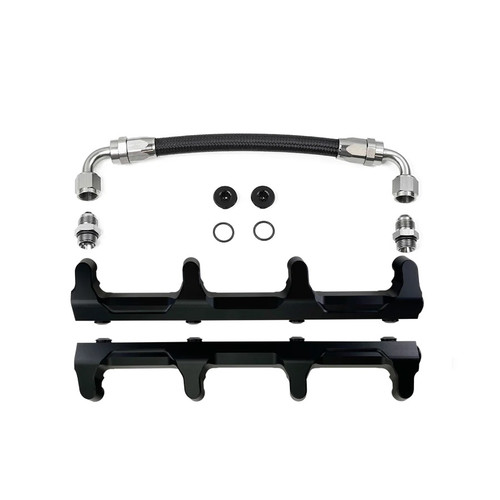 Fuel Rail - Crossover - Aluminum - Black Anodized - GM LS-Series - Kit Fuel Rail - Crossover - Aluminum - Black Anodized - GM LS-Series - Kit