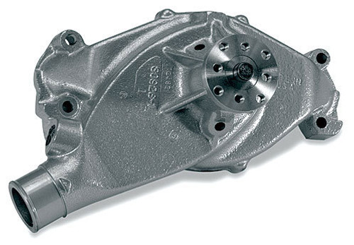 Water Pump - Mechanical - Stage 2 - 3/4 in Pilot - Short Design - Aluminum - Natural - Big Block Chevy - Each