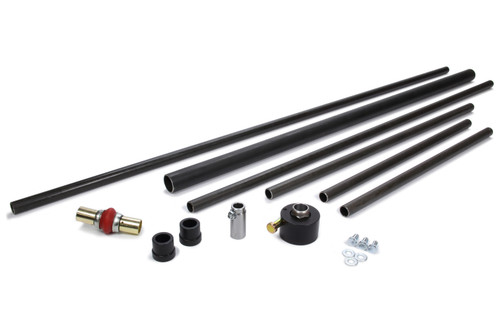 Steering Column Kit - Bracket / Column Tube / Bushings / Steering Shaft / U-Joint / Quick Release - Chromoly - Natural - Mustang II / Pinto Splined Racks - Kit Steering Column Kit - Bracket / Column Tube / Bushings / Steering Shaft / U-Joint / Quick Release - Chromoly - Natural - Mustang II / Pinto Splined Racks - Kit