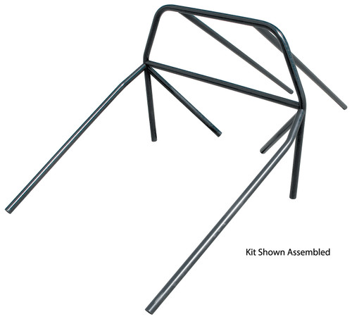 Roll Bar - 8-Point - Weld-On - 1-3/4 in Diameter - 0.134 in Wall - Steel - Natural - GM F-Body 1967-69 - Kit